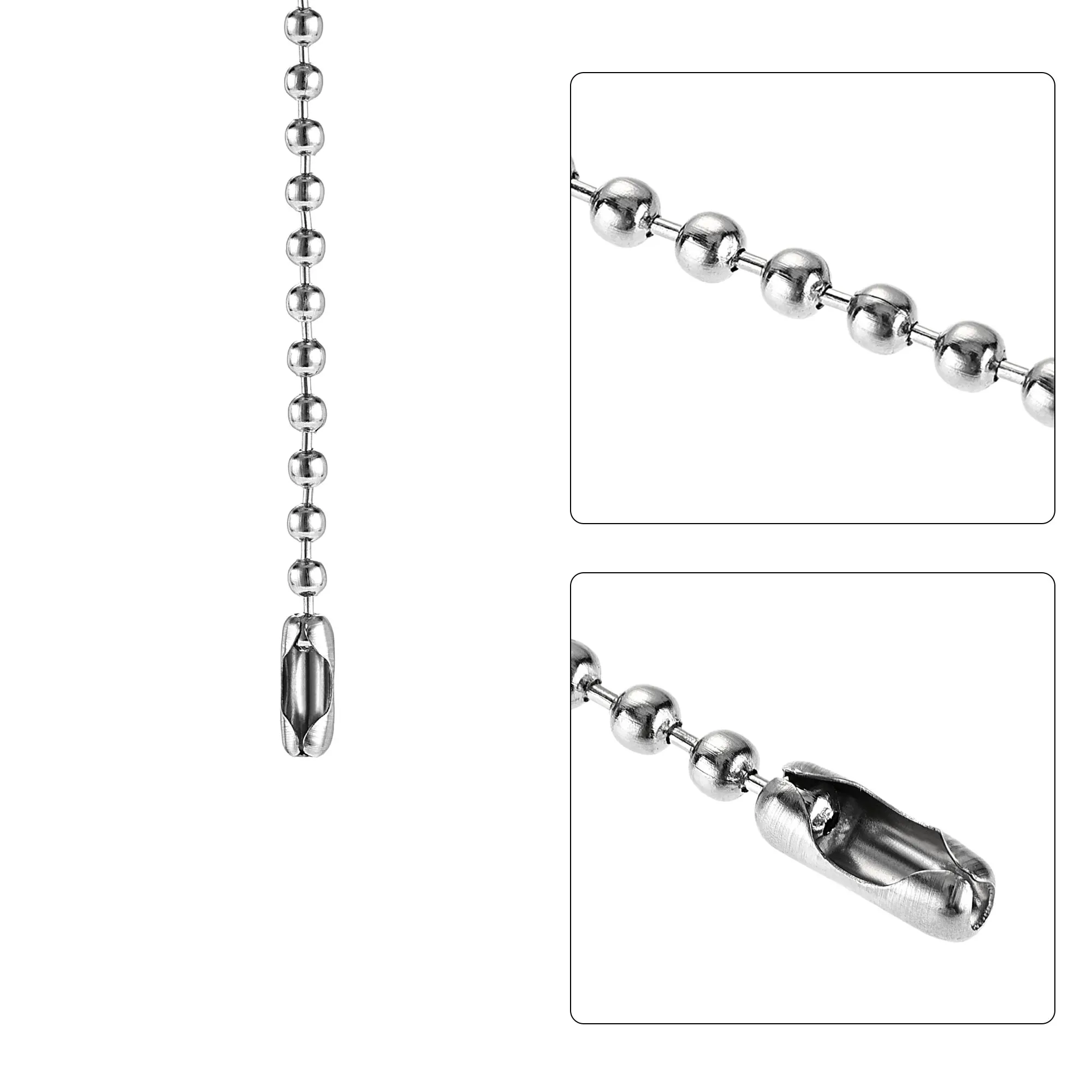 Kipas angin langit-langit 20 inci, kipas kristal dekorasi rantai tarik ekstensi ornamen 3mm Dia. Manik-manik 30mm es liontin bola retak