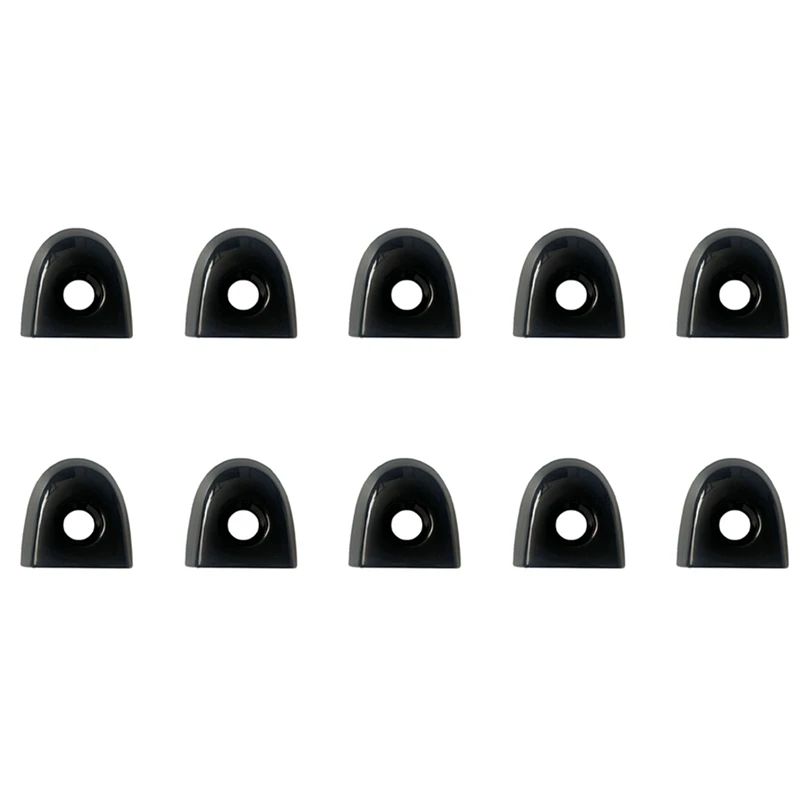 10X Car Door Lock Cover With Key Hole For Nissan Juke & Micra Drivers 806441KK0D Car Accessories Black