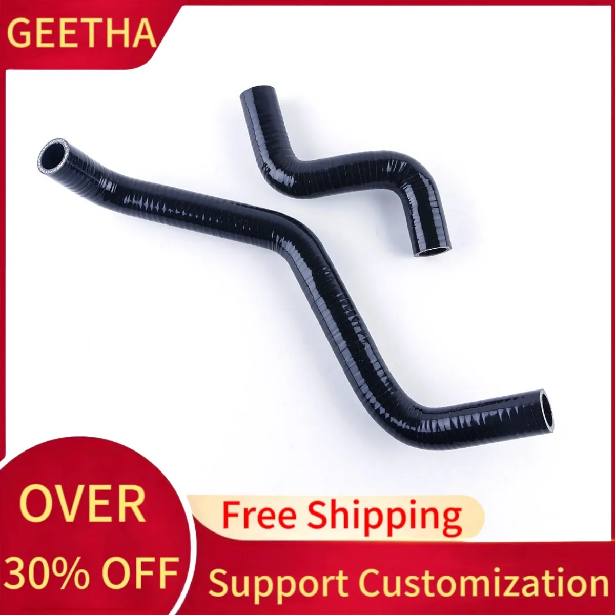 For Toyota Starlet EP82 GT GLANZA Turbo 1.3L 4E-FTE 1990-1995 Silicone Radiator Water Hose Pipe Tube Kit