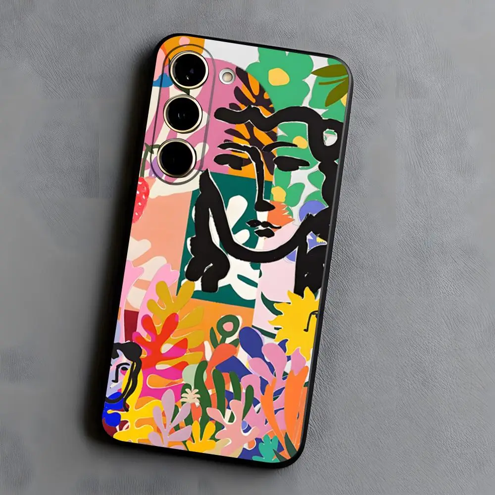 

Чехол для телефона enri Matisse Art Painting для Samsung A16 A26 A36 A56 A15 A25 A35 A55 A34 A24 A54 A23 A53Черный мягкий корпус