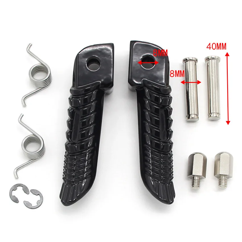 Motorcycle Footrest Pegs For Suzuki GSX-R600 GSXR600 2006-2019 GSX-R750 GSXR750 2006-2019 GSX-R1000 GSXR1000 2005-2018 Parts