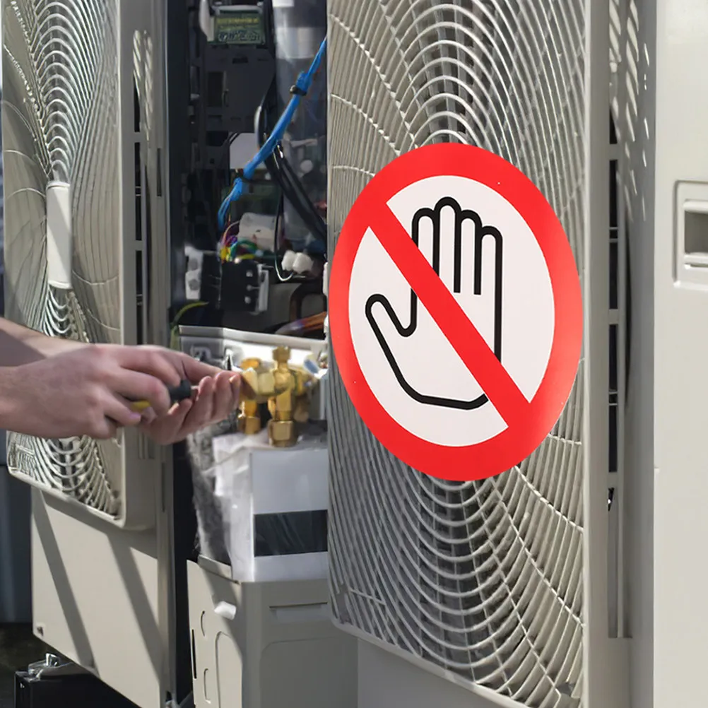 

Набор из 6 предупреждающих наклеек: «Не прикасаться» — клейкие знаки безопасности для машин, оборудования, складов, предупреждающие наклейки для обеспечения безопасности