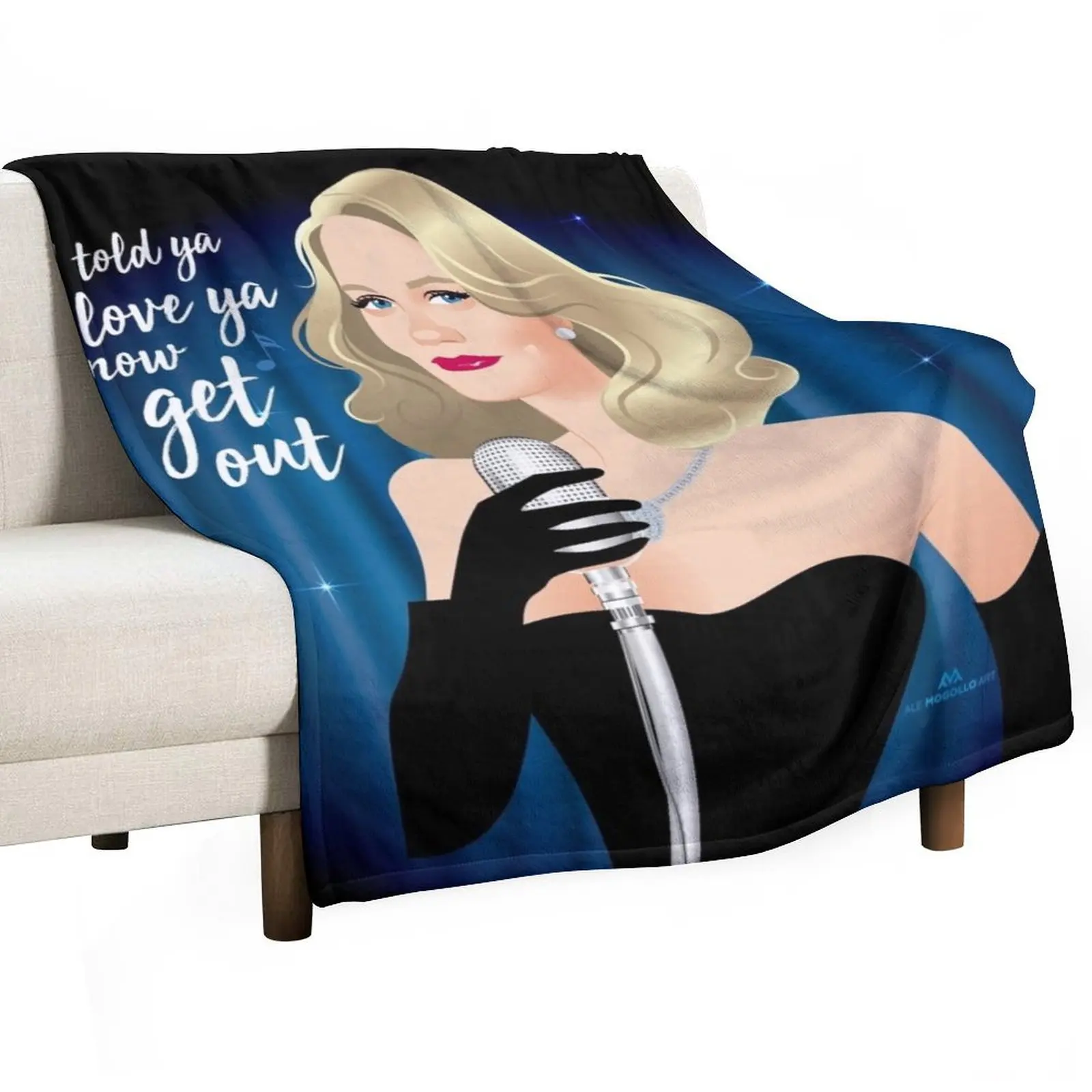 Now get out! Throw Blanket Fashion Sofas Extra Large Throw Blankets