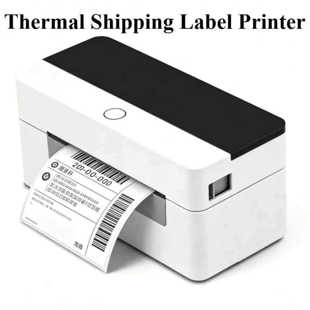 Thermal & Thermal Transfer Bluetooth Label Printer, Self-Adhesive Stickers, Express Waybill Printer, Electronic Shipping Label