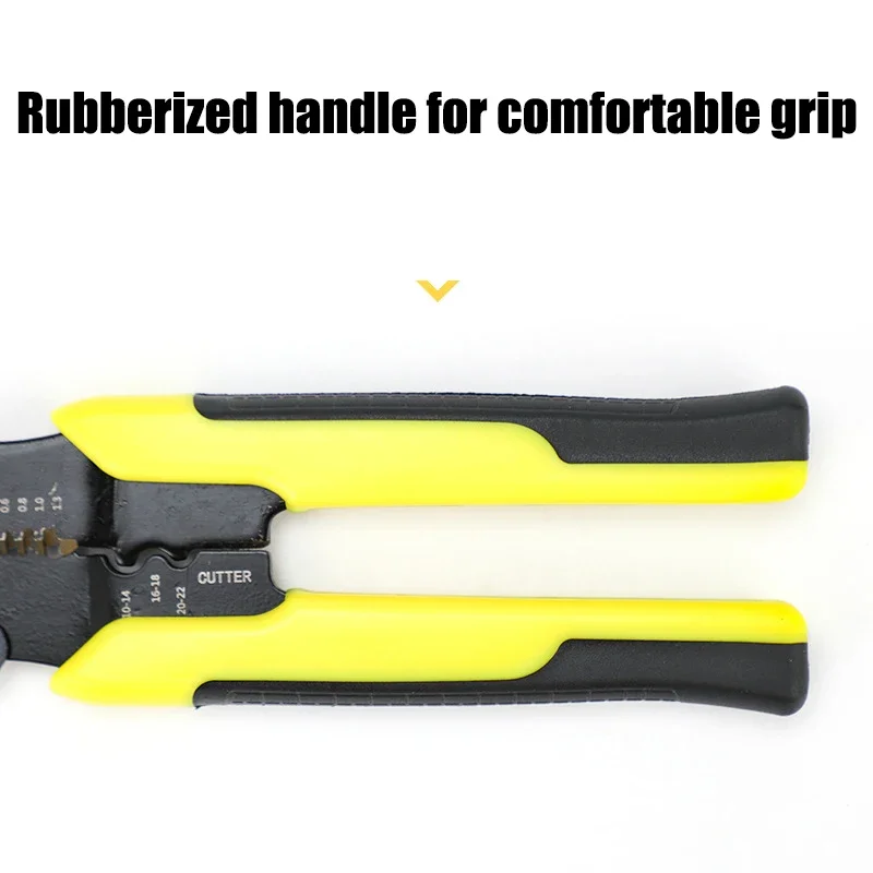 NEW Multifunctional Crimping Pliers Wire Stripper Cutter Crimper 10-26AWG Crimping Tool Terminals Electrical Clamp Mini Tools