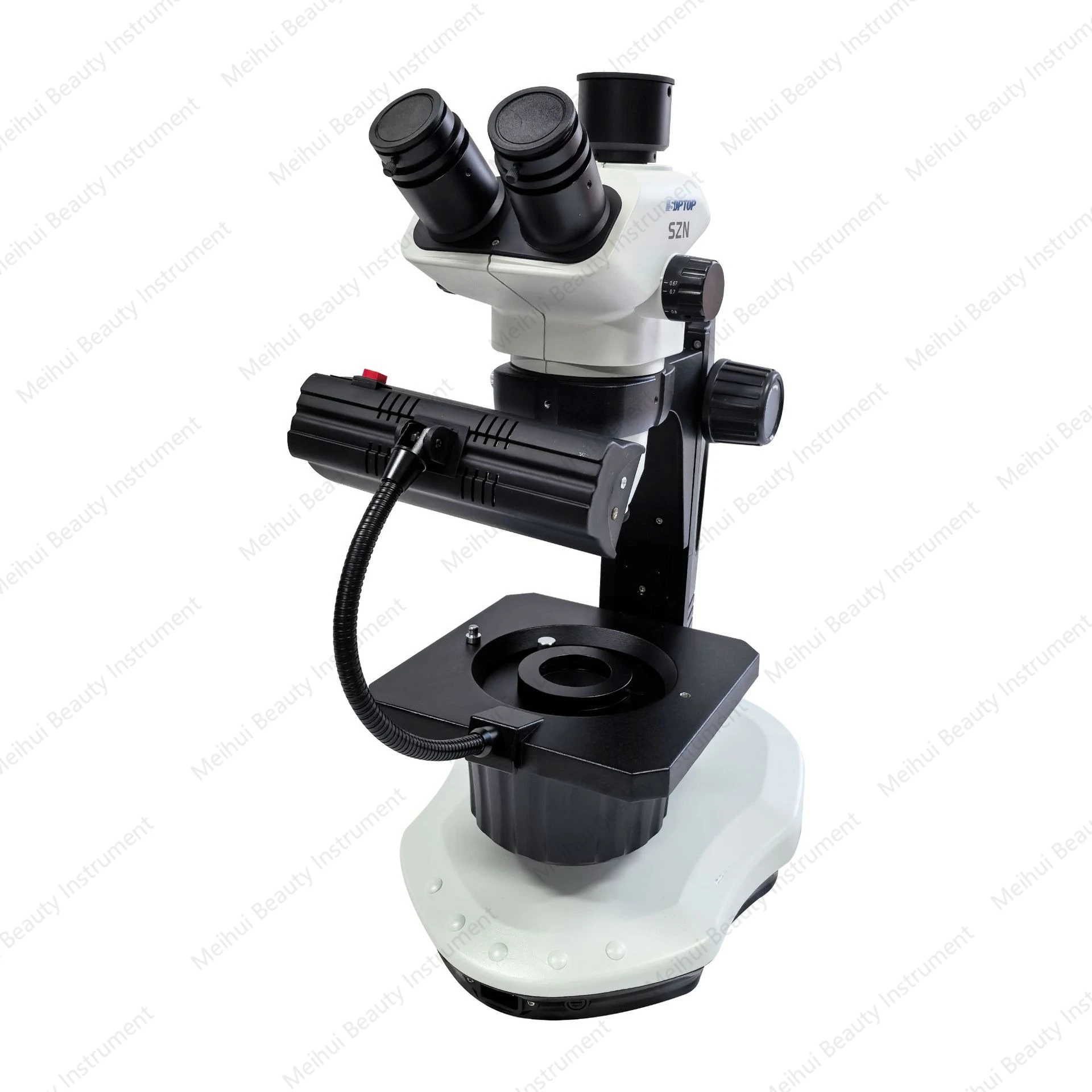 Professional Grade Stone Inlay Microscope Long Working Distance Design Jewelry Inlay Maintenance Appraisal