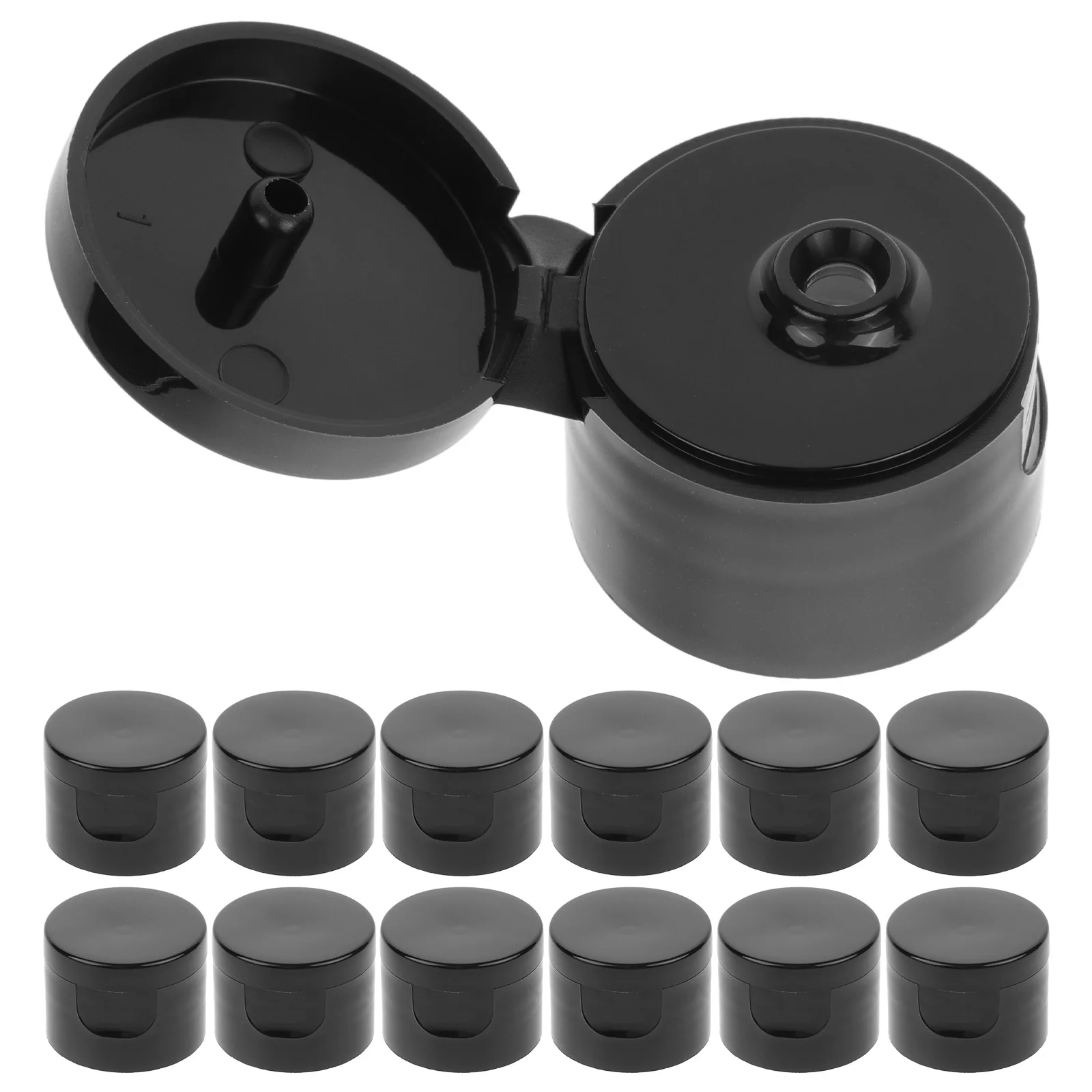 

50Pcs Flip Cap Lotion Bottle Pressing Caps Leakproof Replacement Cover for Facial Body Lotion Shampoo Bottle Accessory