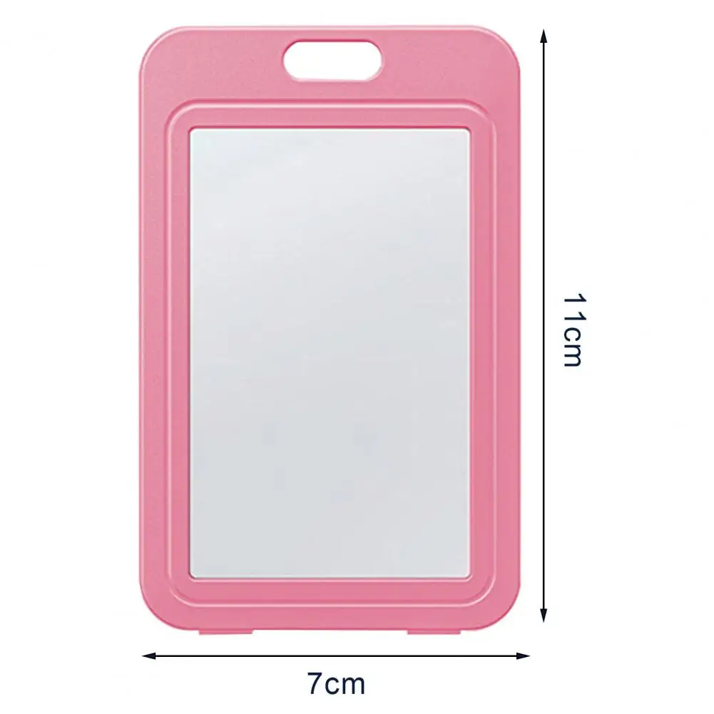 Transparent Card Cover Card Holder Badge Sleeve Set of 3 Double-sided Window Id Badge Holders Transparent Plastic for Employee