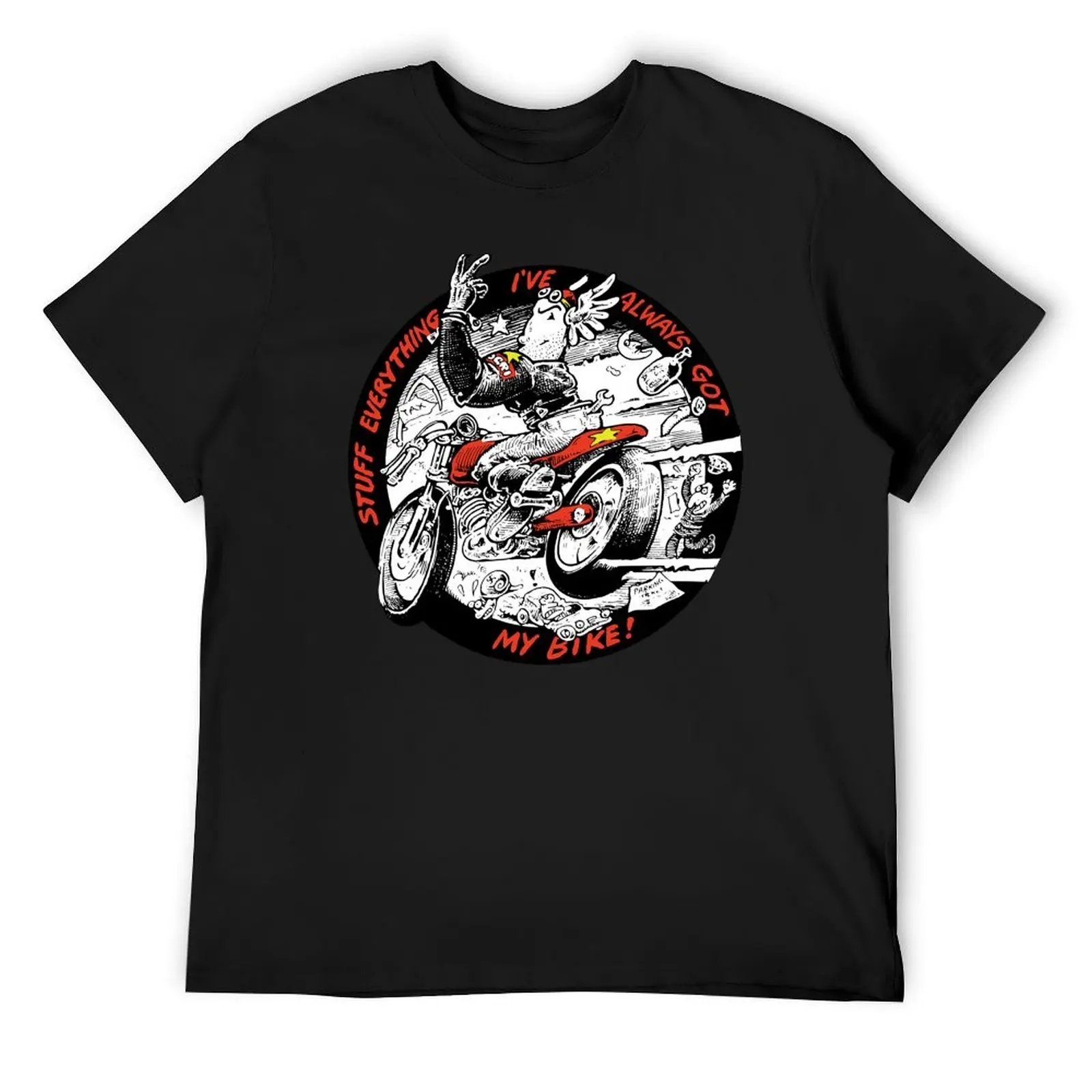 

Ogri Stuff Everything Classic Comic Biker T-Shirt summer 2025 sports fans funny meme t-shirts T-shirts man t shirts for men