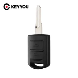 KEYYOU 2 Buttons Remote Key Fob Case Shell For Vauxhall Opel Corsa Agila Meriva Combo