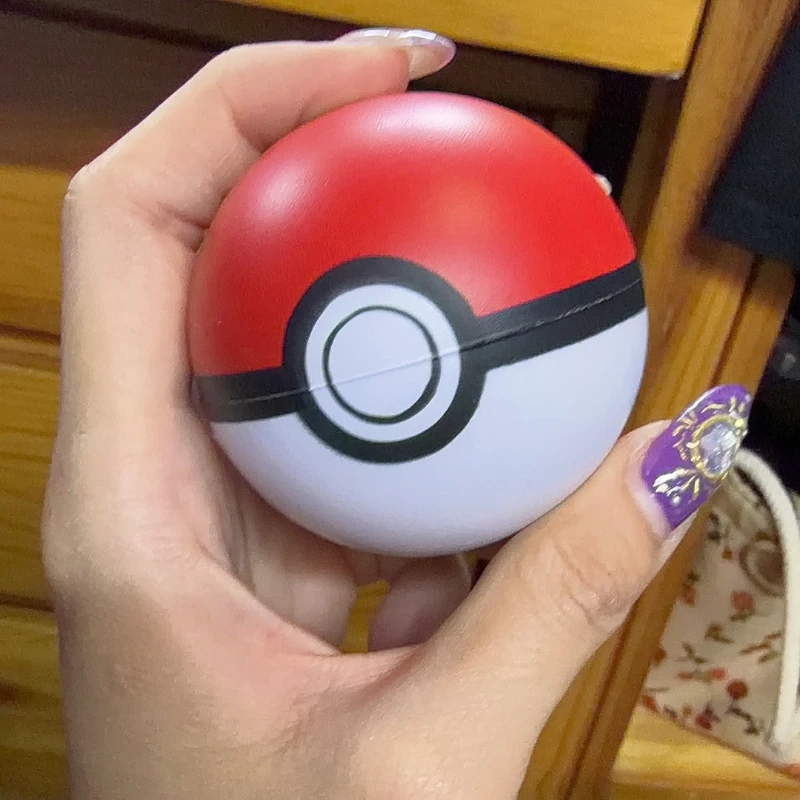 Brinquedo de Apertar Pokebola de Anime Pokémon, Bola Saltitante, Brinquedo Kawaii para Pets, Macio e Resistente a Quedas, Brinquedo Pokebola para Gatos e Cães