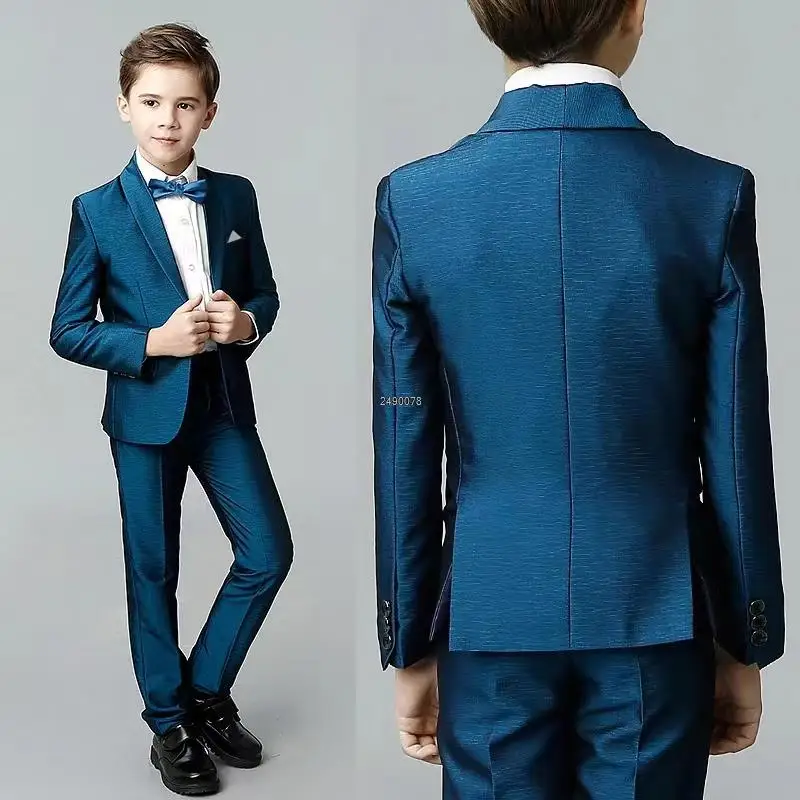 Wedding Suit For Boys Children Photography Dress Kids Stage Performance Formal Suit Teen Birthday Ceremony Chorus show Costume