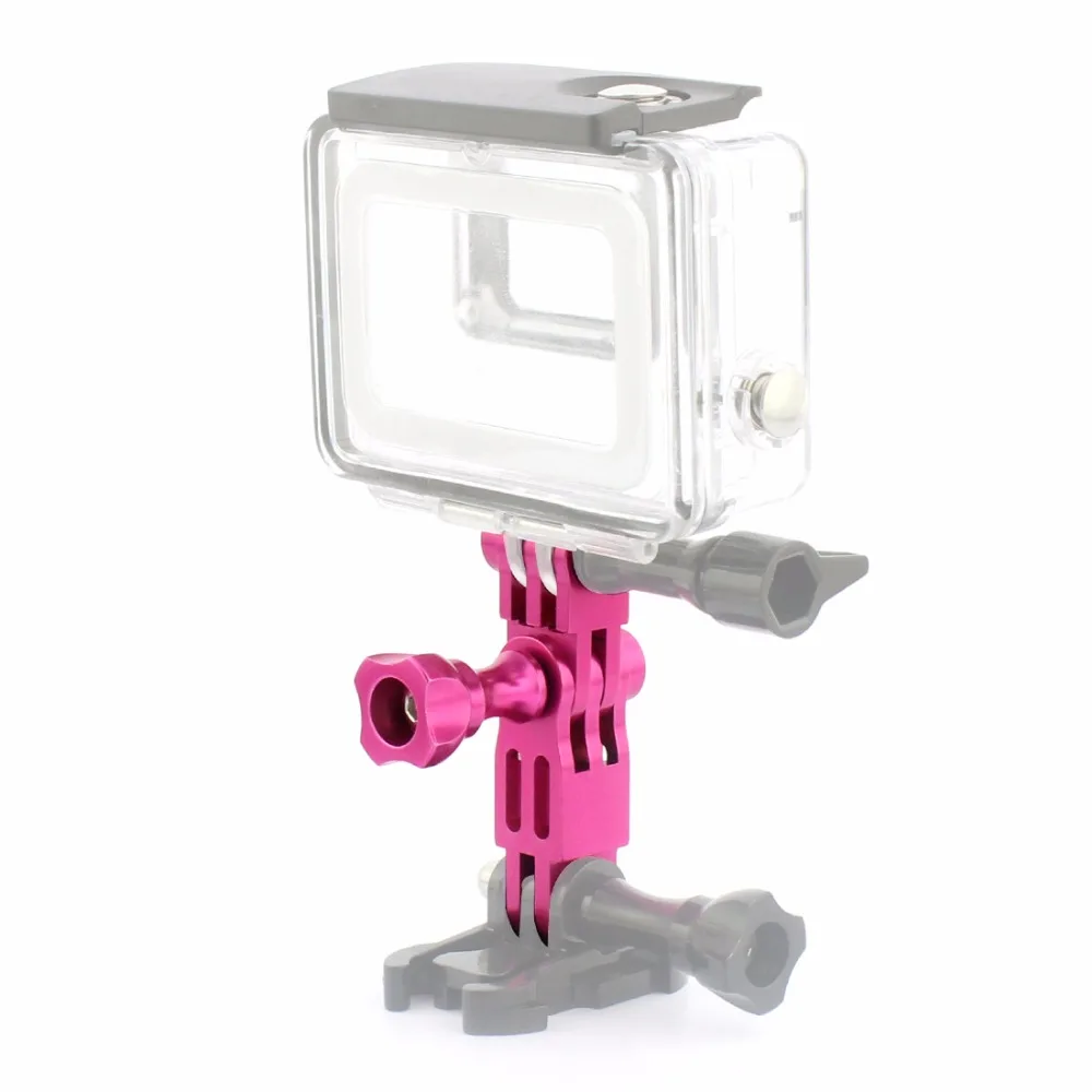 CNC-Aluminium-Drei-Wege-Schwenkarm-Montageadapter für GOPRO Hero 13 9 8 7 6 4 5 Sitzung DJI Yi SJcam EKEN AEE Sony Action-Kamera – Detail 20