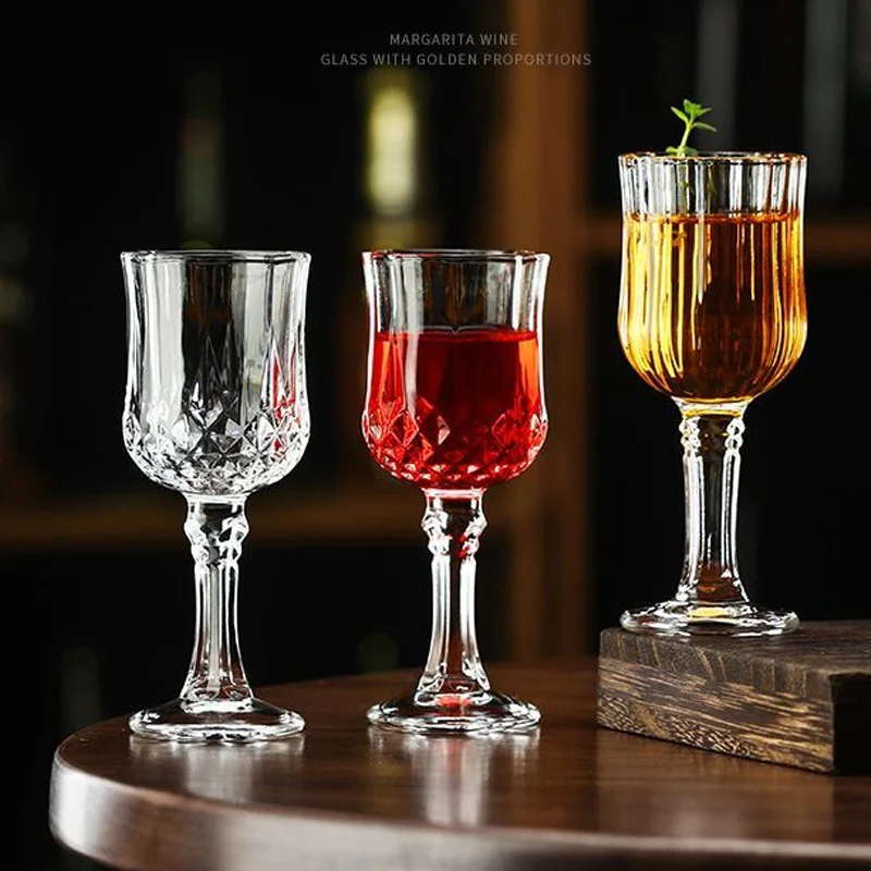 New Arrival 6pcsx50ML Lead Free Glass Machine Made Chinese Old Fashioned Shot Glasses for Liquor Vodka Spirit Drinks Goblet