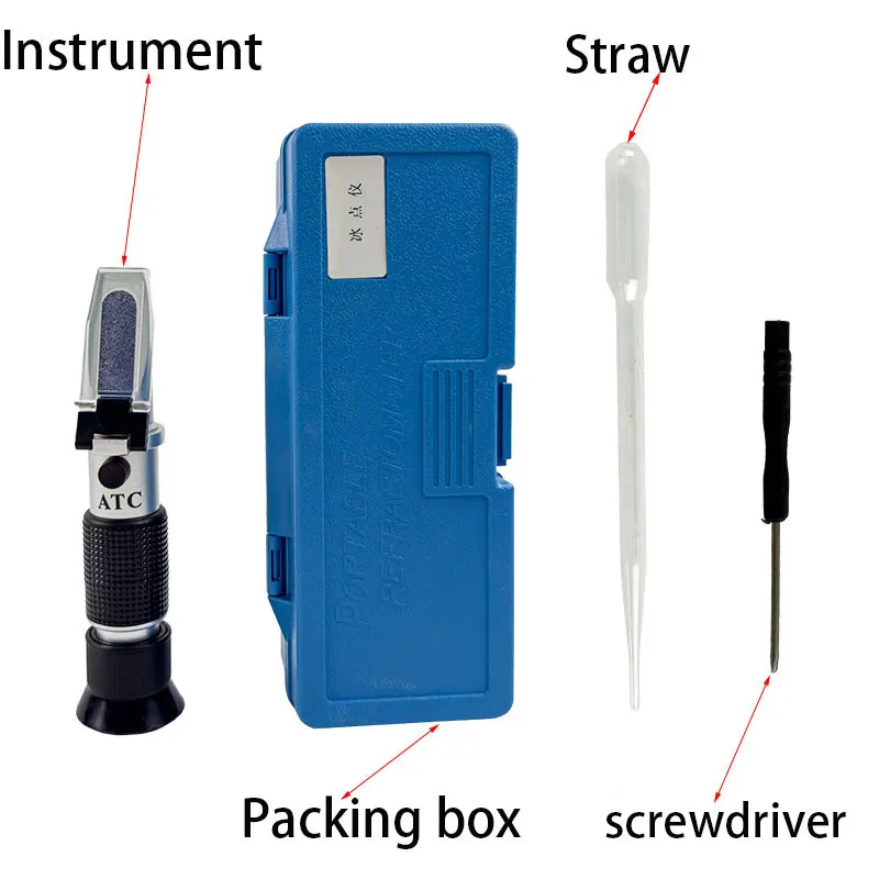 Gefrierpunkt-Tester Gefrierpunkt-Tester Frostschutz-Gefrierpunkt-Tester Methanol-Batterie Elektrolyt-Hydrometer