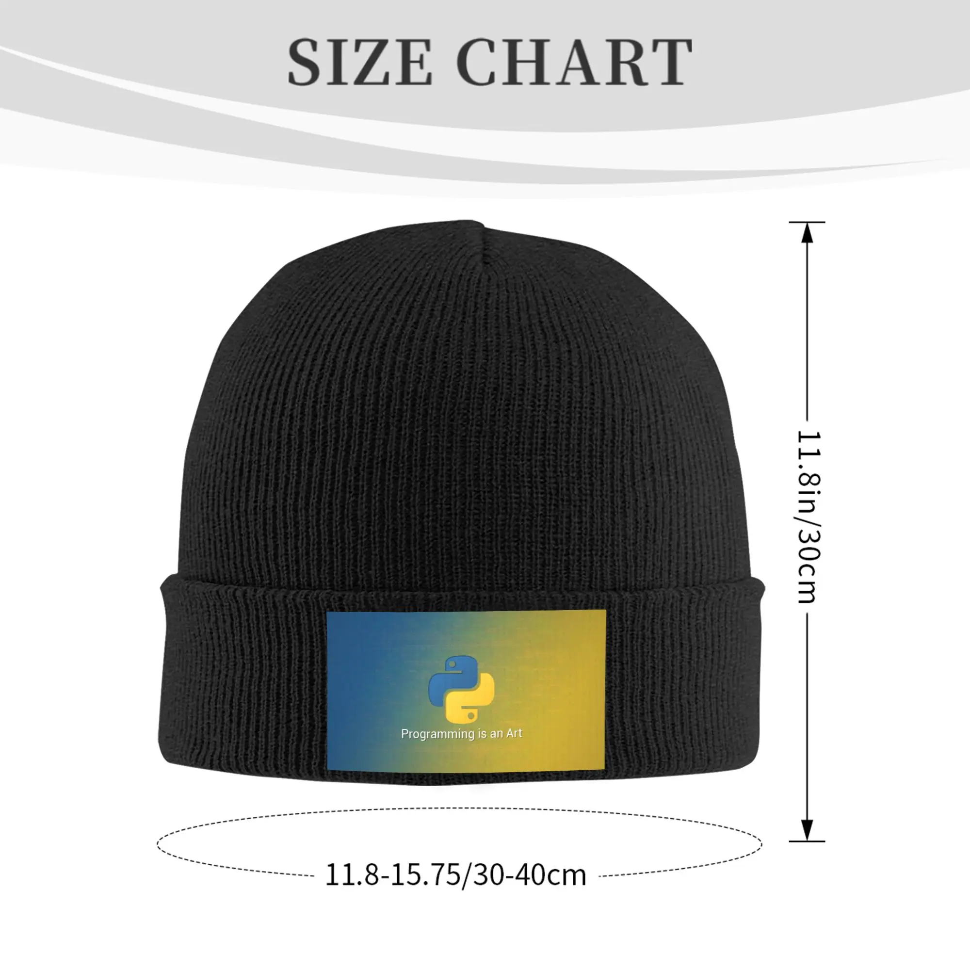 Programmer Computer Developer Python Bonnet Hats  Fashion Knitting Hat Warm Winter Programming Coder Skullies Beanies Caps