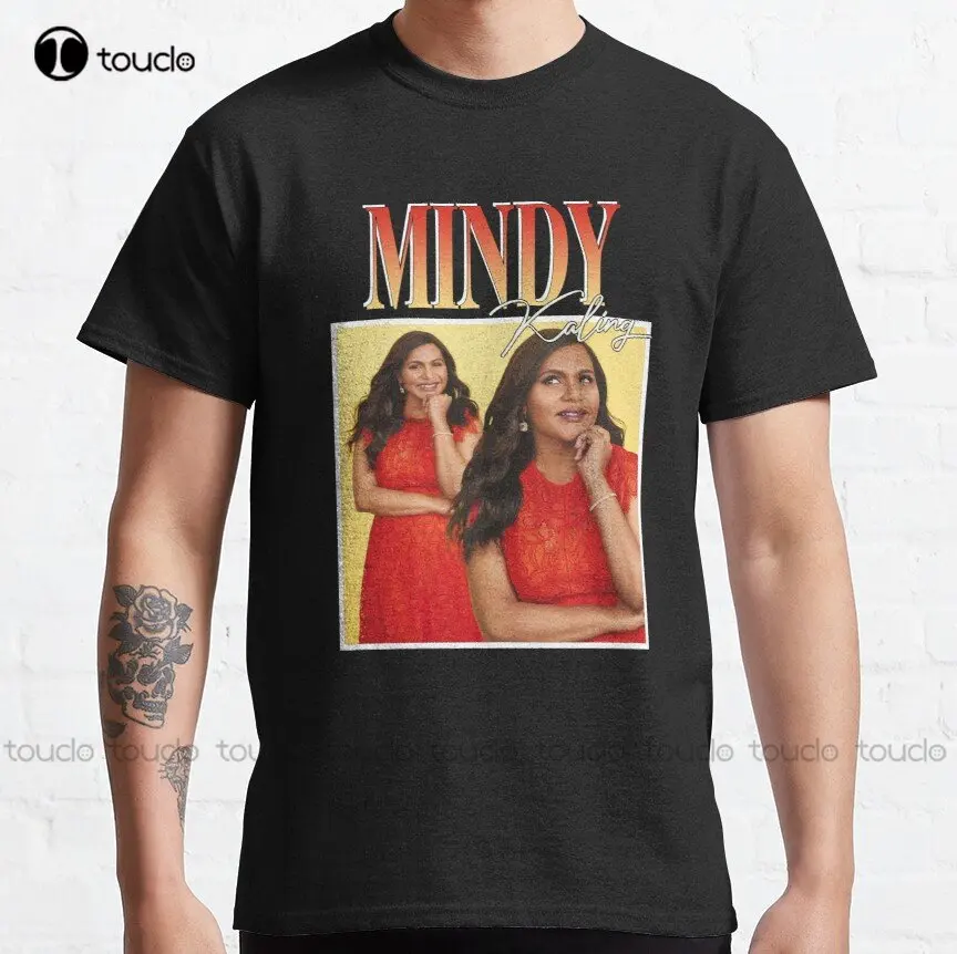 Mindy Kaling The Office Classic T-Shirt Comfort Colors Tshirt Custom Aldult Teen Unisex Digital Printing Tee Shirts Pure Cotton