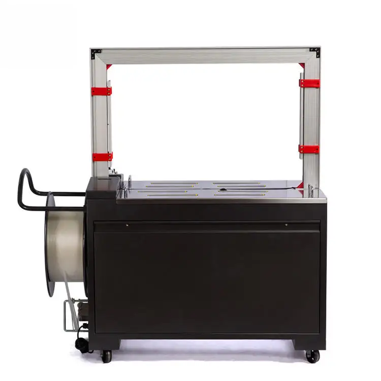 ماكينة ربط الحزام البلاستيكية ذات الصندوق الكرتوني الأوتوماتيكية #4