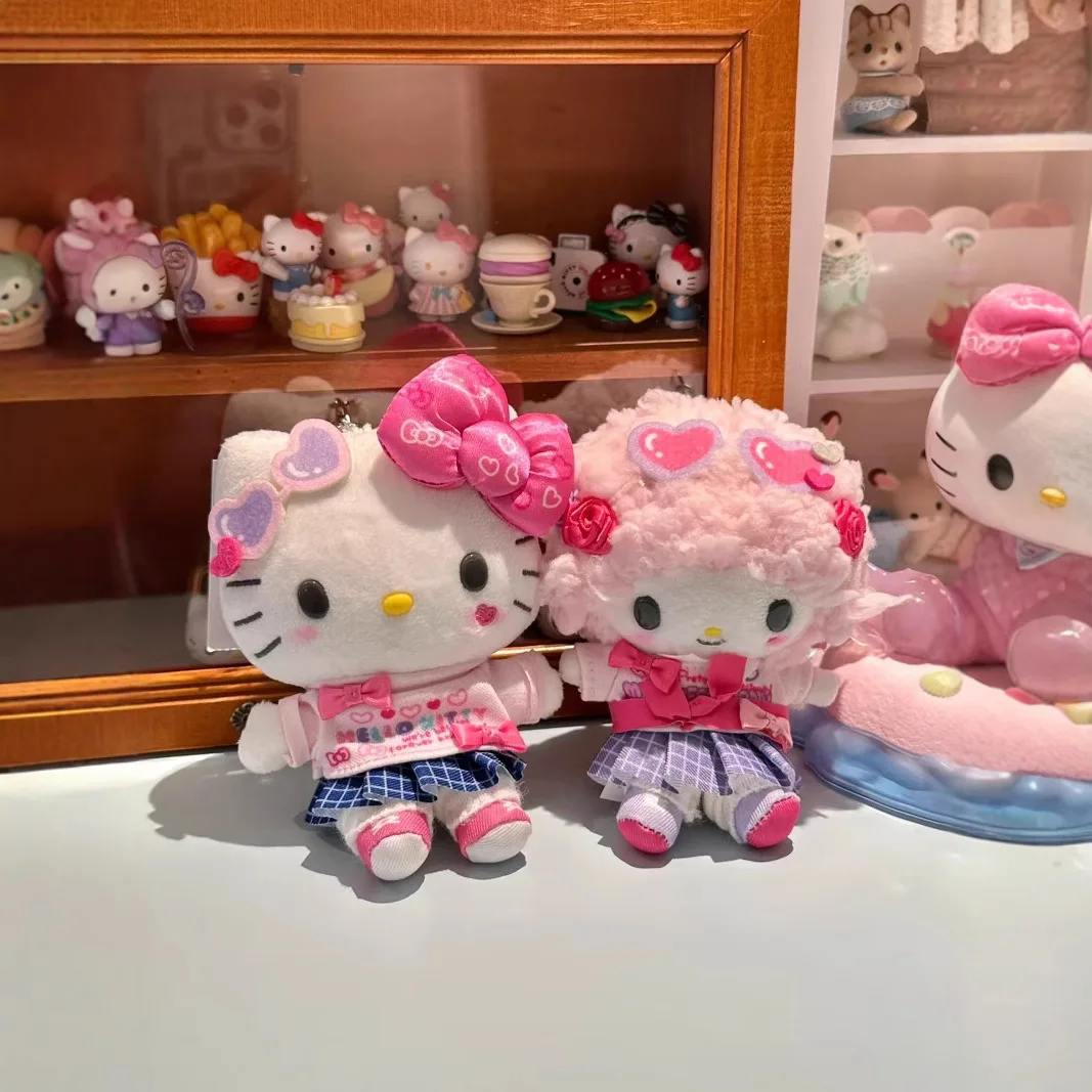 

Hello Kitty Piano Usahana Студенческий кулон Веревка-цепочка Браслет Заколка для волос Сумка Аниме Плюшевые игрушки Подарок для девочки