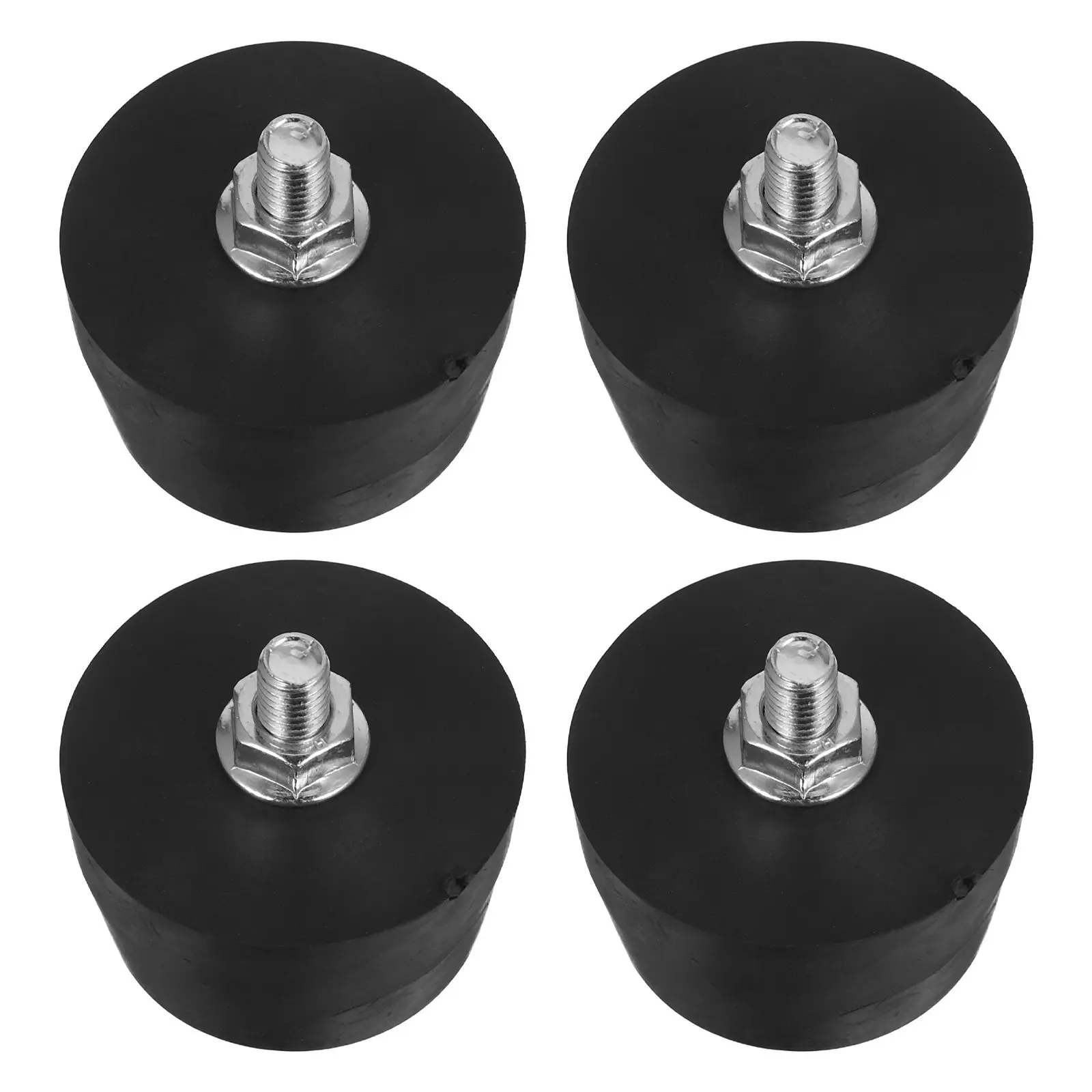 4pcs Rubber Vibration Dampers Anti Slip Mounts for Air Compressor Washing Machine Leveling Shock Absorbing Isolator Pads