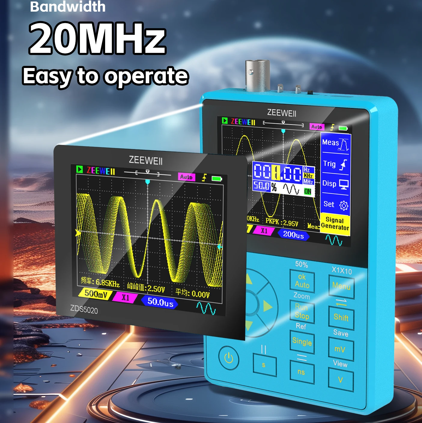 ZEEWEII Neues ZDS5020 Mini-Han – Oscilloscope Dso Mini Bewertung und Preis