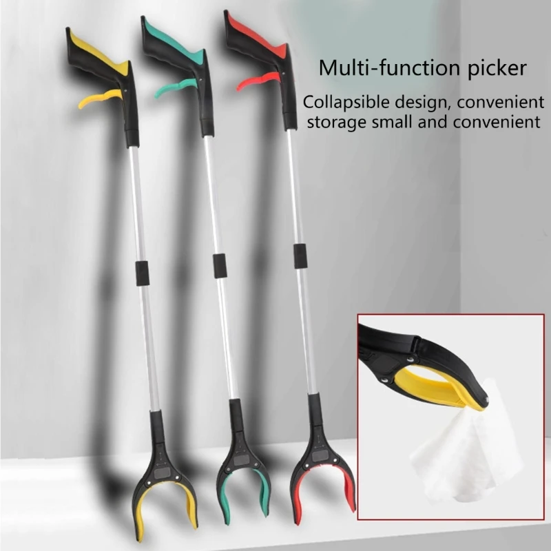 Grabber Reacher เครื่องมือ,32 นิ้วยาว Picks Up พร้อม Grip แม่เหล็ก,AntiSlip Jaw, ถังขยะ Claw Grabber เครื่องมือ