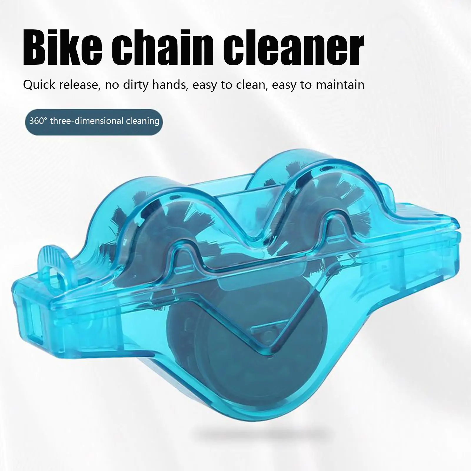 

1 set Bicycle Chain Cleaning Kit Chain Scrubber Gear Cleaner Brush Mountain Bike Accessories For Men Women Riders Road Mountain
