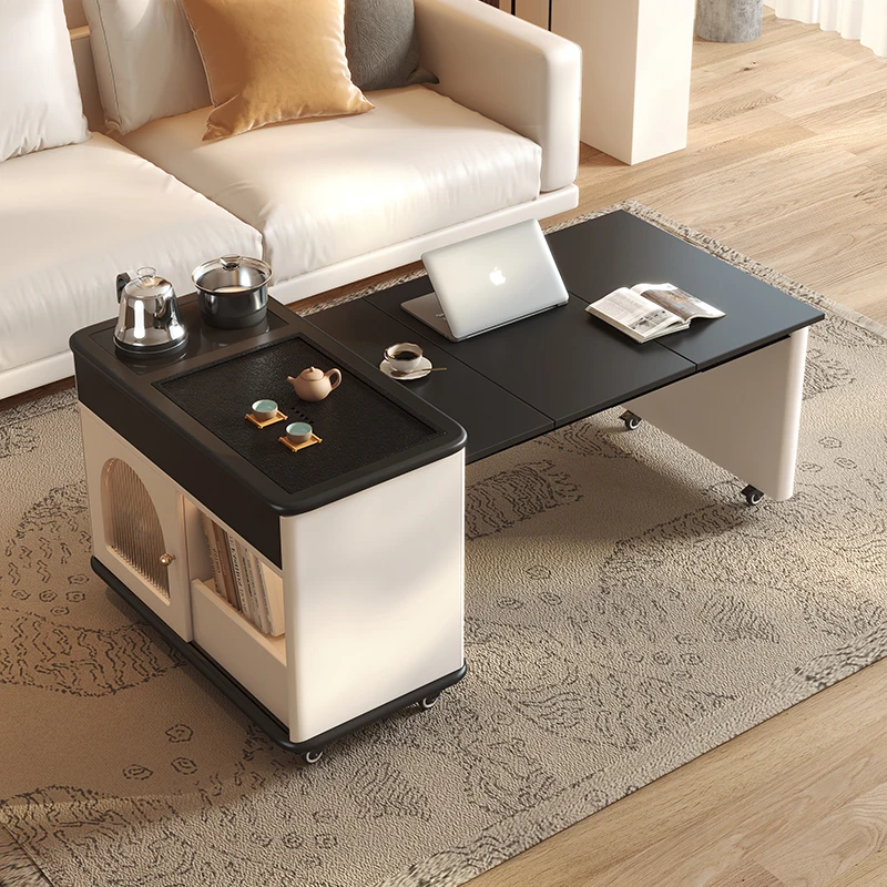 

Design Black Coffee Table Unique Minimalist Nesting Hotel Coffee Table Luxury Storage Stoliki Kawowe Nowoczesne Furniture
