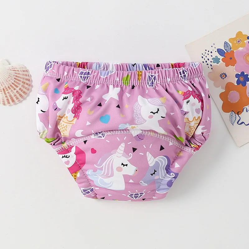 Summer Breathable Polyester Baby Training Pants Toddler Toilet Potty learning Underwear Waterproof Panties For Girls