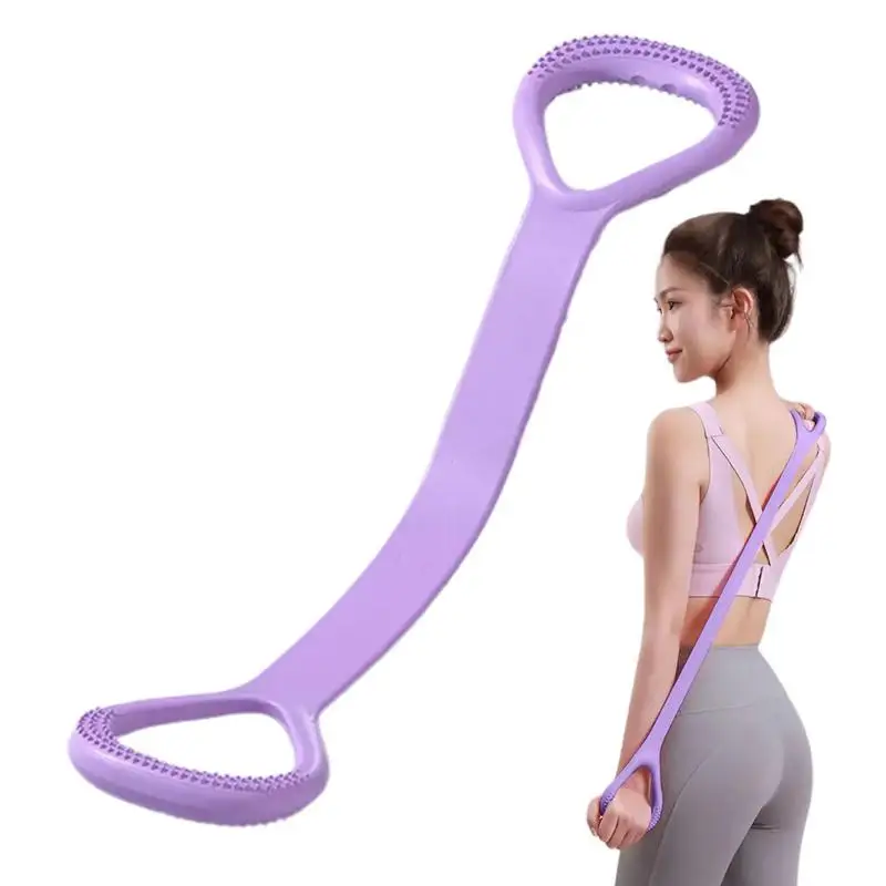 Tension Bands For Exercise Pull Rope Slip Resistant Multifunctional Heavy Elastic Figure 8 Pull Rope Figure 8 Exercise Band