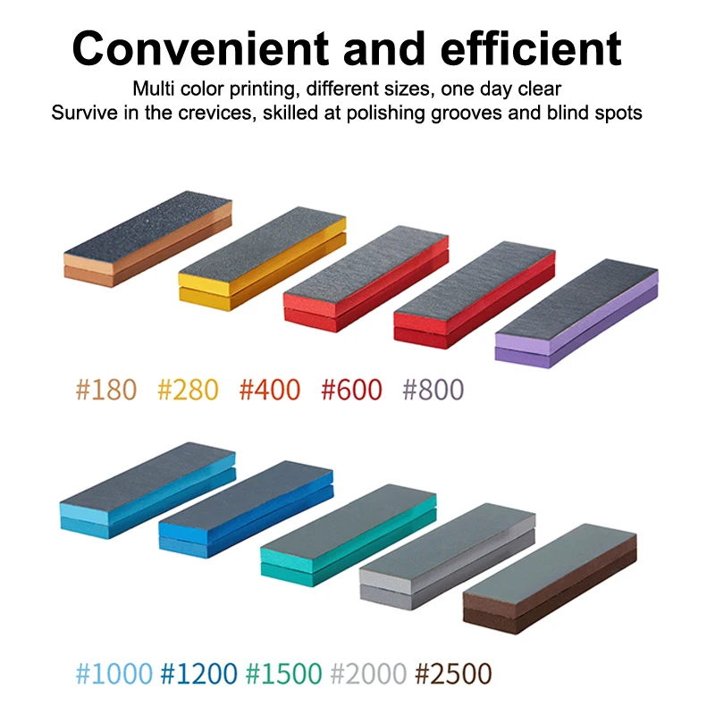 SS-S01 Or SS-S02 Sanding Sponge Set For Model Combo Arc Grinding Polishing Sandpaper Making Tool Sanding Paper