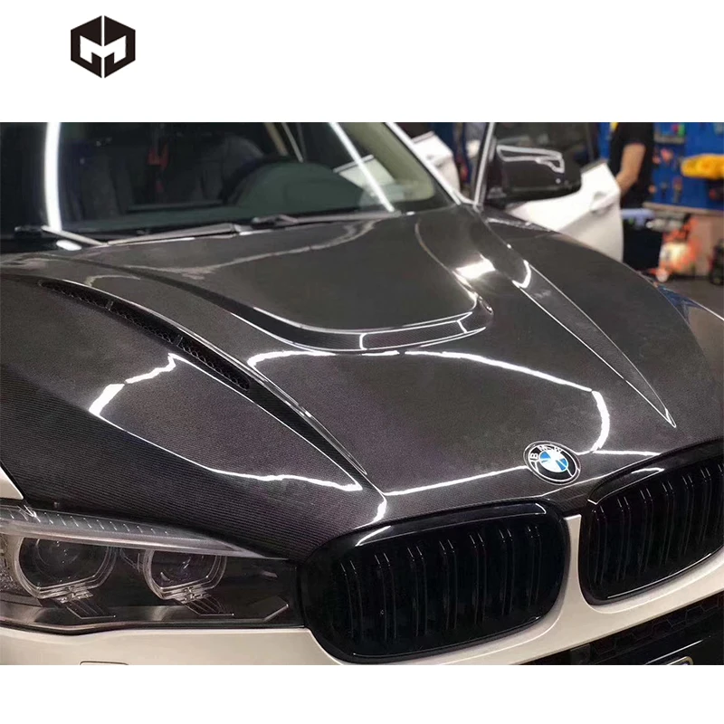 carbon fiber Fiberglass Bonnet Hood  Body kit for BMW X6 F16