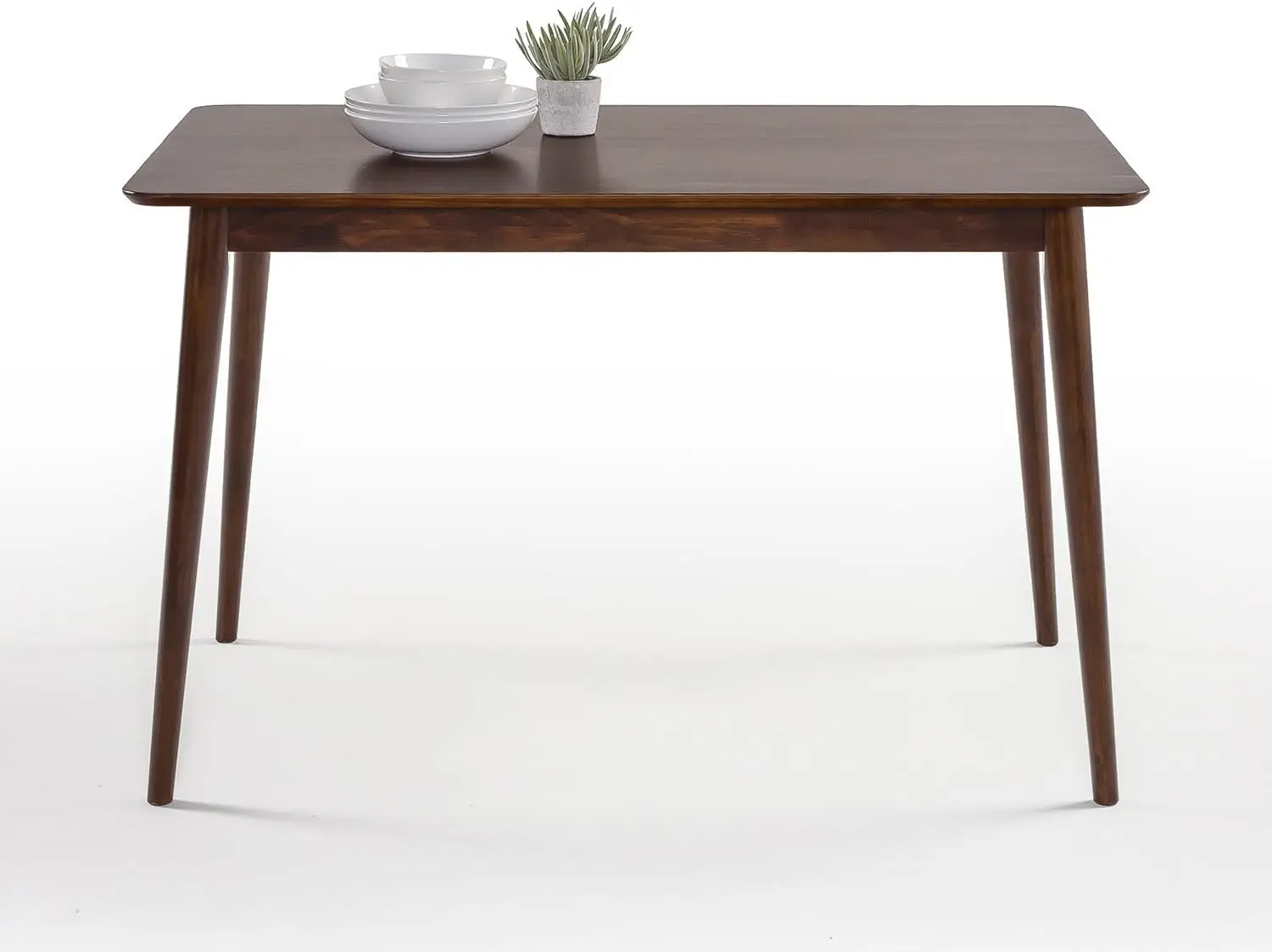 ZINUS Jen Mesa De Jantar De Cozinha De Madeira Maciça, Mesa De Espresso De Montagem Fácil, 47"