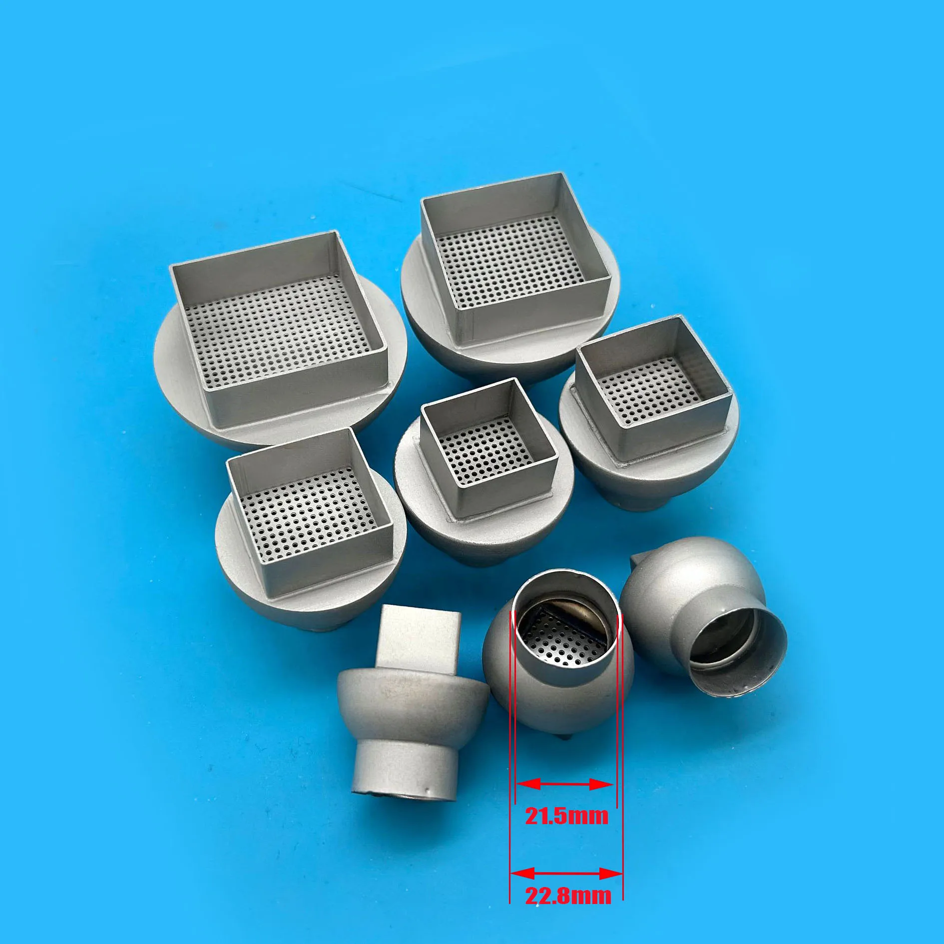 

15mm-45mm 858 Series BGA soldering nozzle 858 8586 968 958 universal hot air gun soldering station nozzle For YIHUA SAIKE ATTEN