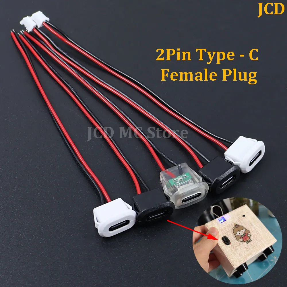 2/4/6P USB-C Charger Plug Socket Type-C Jack Female Type-C With Card Buckle High Current Fast Charging Jack Port USB-C Connector