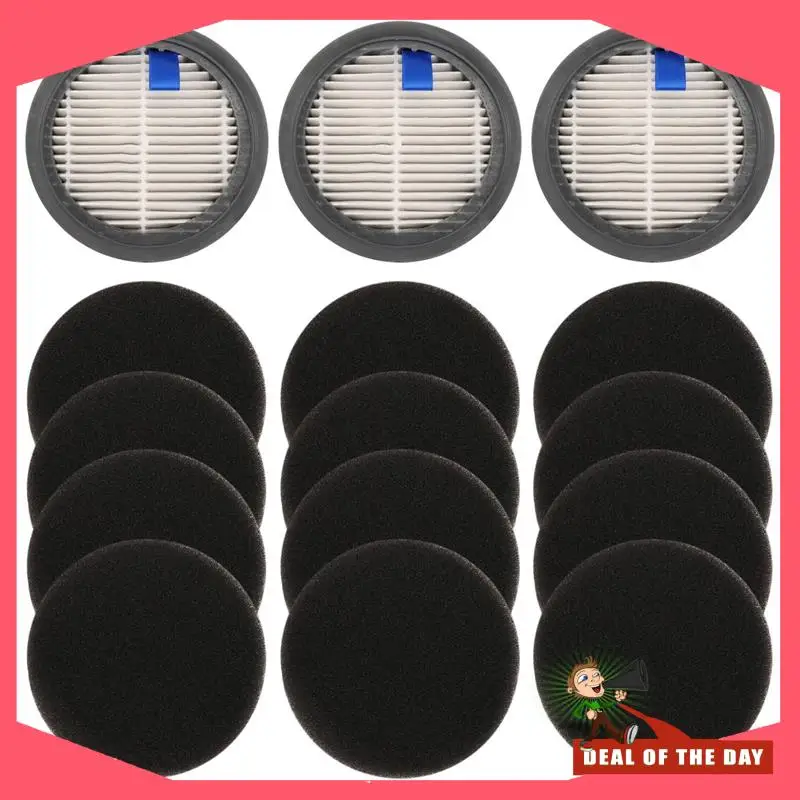 Consegna in 24 ore Confezione da 3 filtri HEPA e accessori per filtri in spugna da 9 pezzi per Afoddon A200pro/A200, per NEQUARE S12, S25, S26, S25