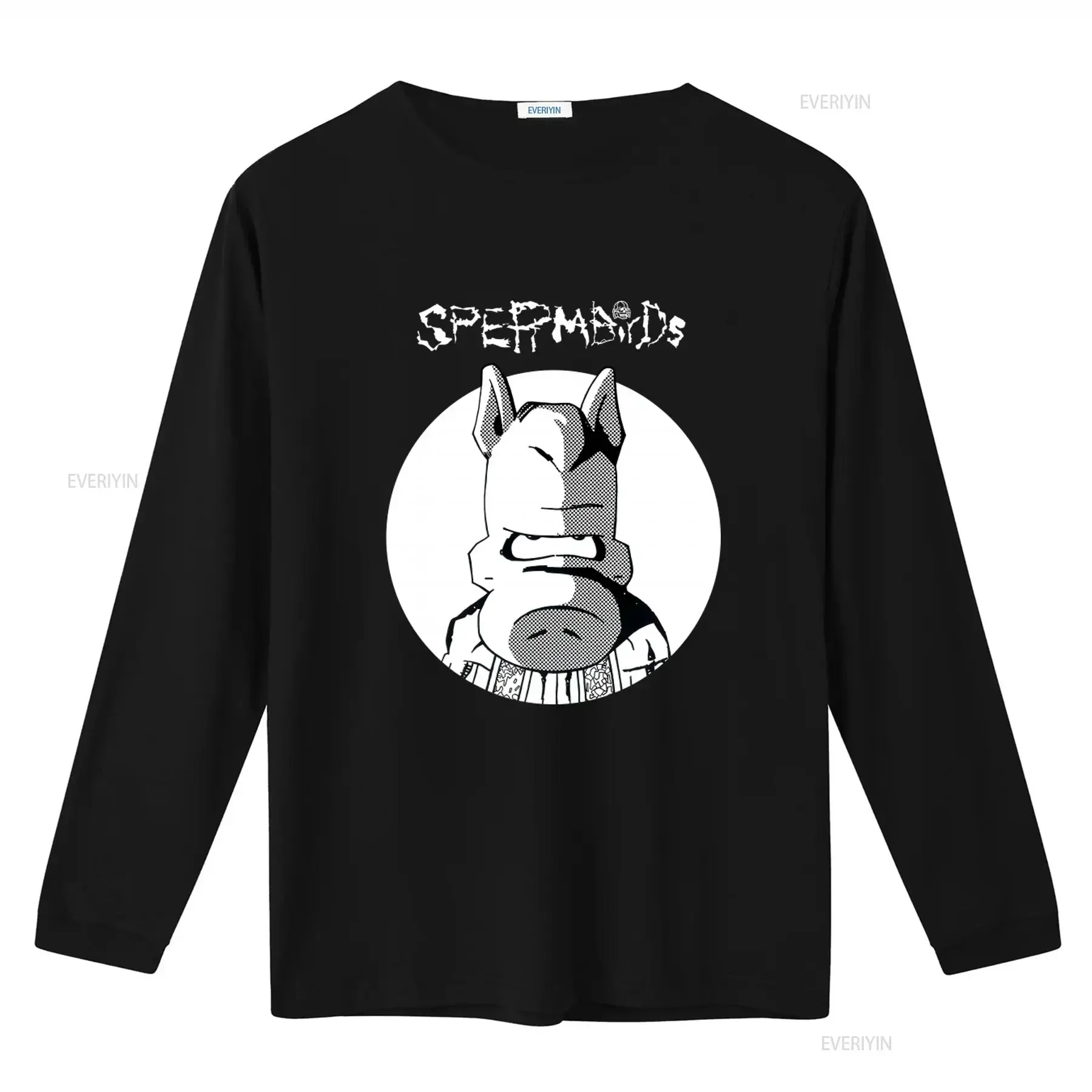 Spermbirds Men's Print T Shirt Stylish and Unique Design for Fashion Forward Individuals vintage Washed fashion