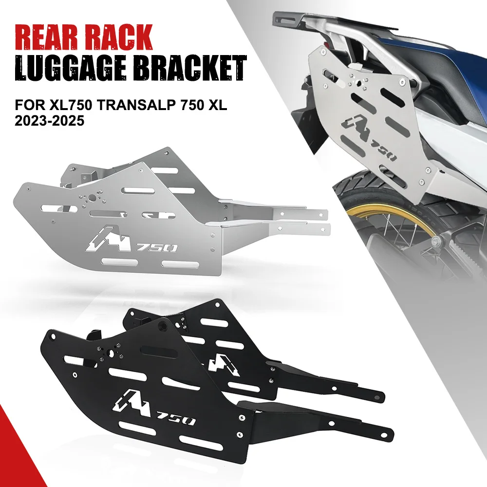 

For Honda XL750 Transalp 750 XL 2023 2024 2025 Motorcycle Accessories Rear Rack Luggage Shelf Bracket Tailbox Support Holder