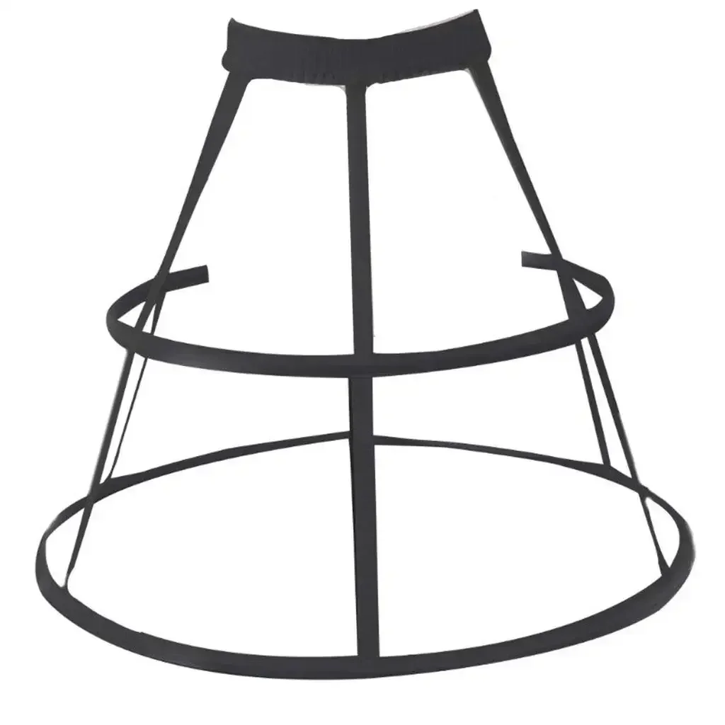 

Свадебная кринолиновая нижняя юбка для женщин и девочек, эластичный пояс, регулируемая нижняя юбка-корзина, 2-кольцевая юбка-клетка