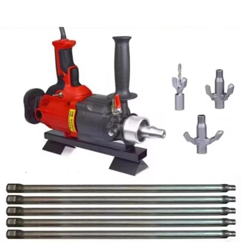 Portable horizontal directional drilling machines, water jet drilling equipment for road cable and pipeline installation