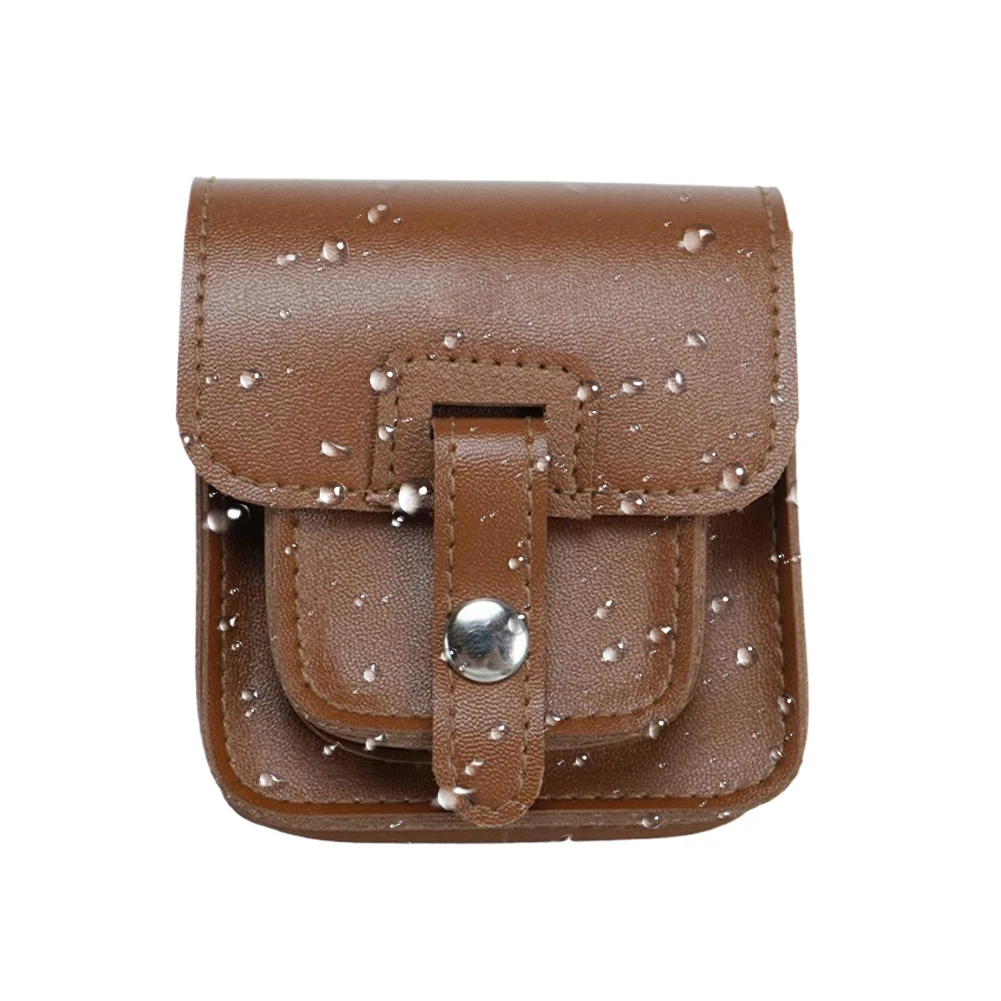 ل Anbernic RG34XXSP وحدة التحكم السفر حقيبة التخزين المضادة للخدش الجلود وحدة التحكم حقيبة واقية مكافحة سقوط في الهواء الطلق رفرف حقيبة التخزين