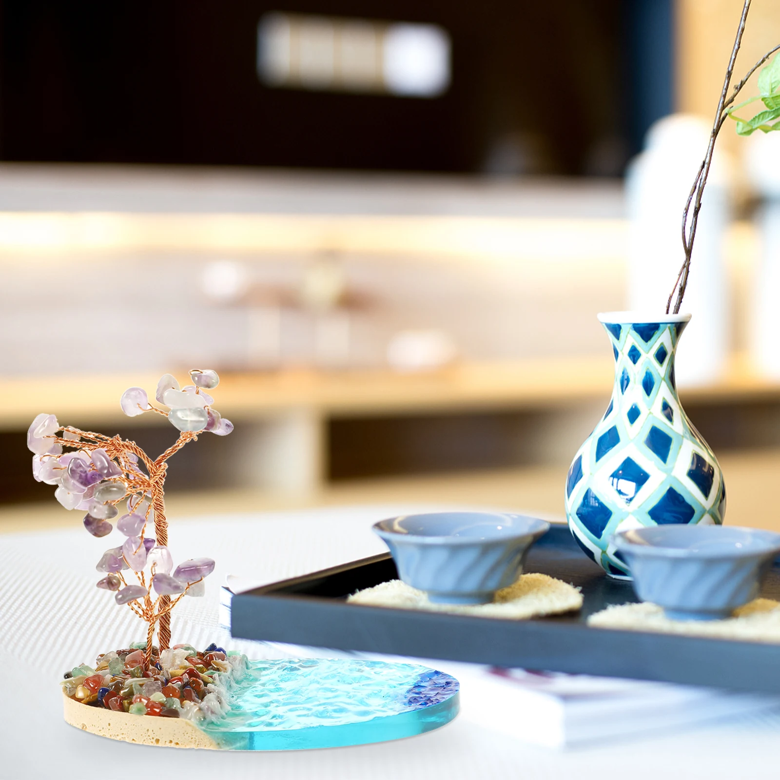 

Micro Landscape Decor Resin Ornament For Desktop Garden Seaside Home Decor Simulation Models Gardening Decoration