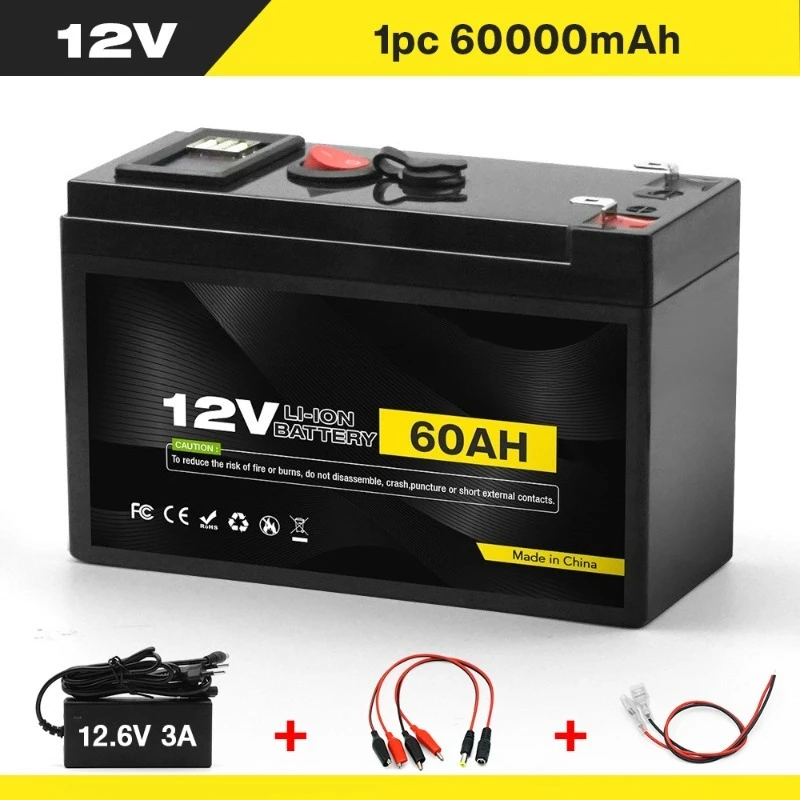Deep Cycle 12V 80Ah LiFePO4 Battery Durable Lithium Iron Phosphate Battery Rechargeable Power Battery For Daily Backup Power