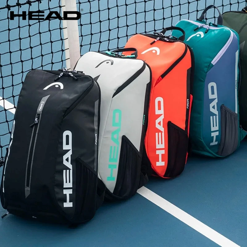 

2024 Original HEAD Tennis Bag TOUR Series Tennis Racket Bag HEAD Tennis Backpack Racket Padel Beach Racket Bag Raqueteiras Tenis