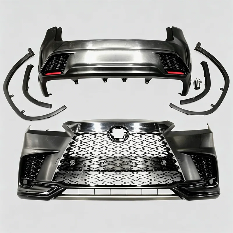 For RX 2016-2018 Upgrade to 2023 Style Full Body Kit Front Rear Bumper Grille Side Skirt Facelift Parts