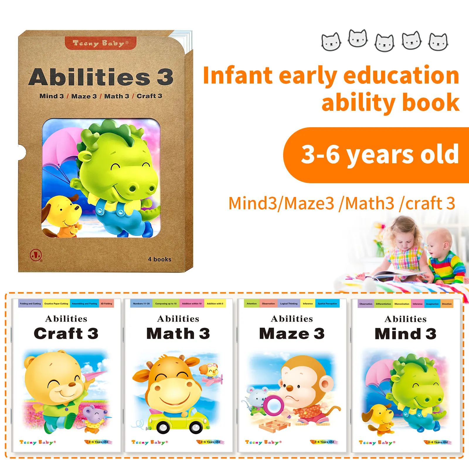Multi-style English Learning Reading Book, Professional content for intellectual development,daily knowledge learning