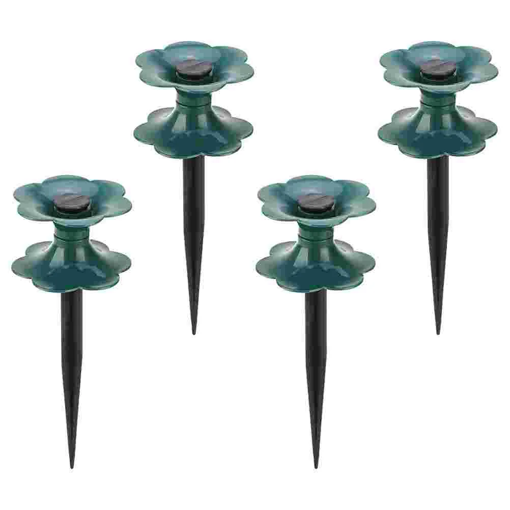 

4 Pcs Garden Hose with Cover Tube Reel Guide Wheel Hose Heavy Duty Dark Green Top Pvc Gardening Supplies