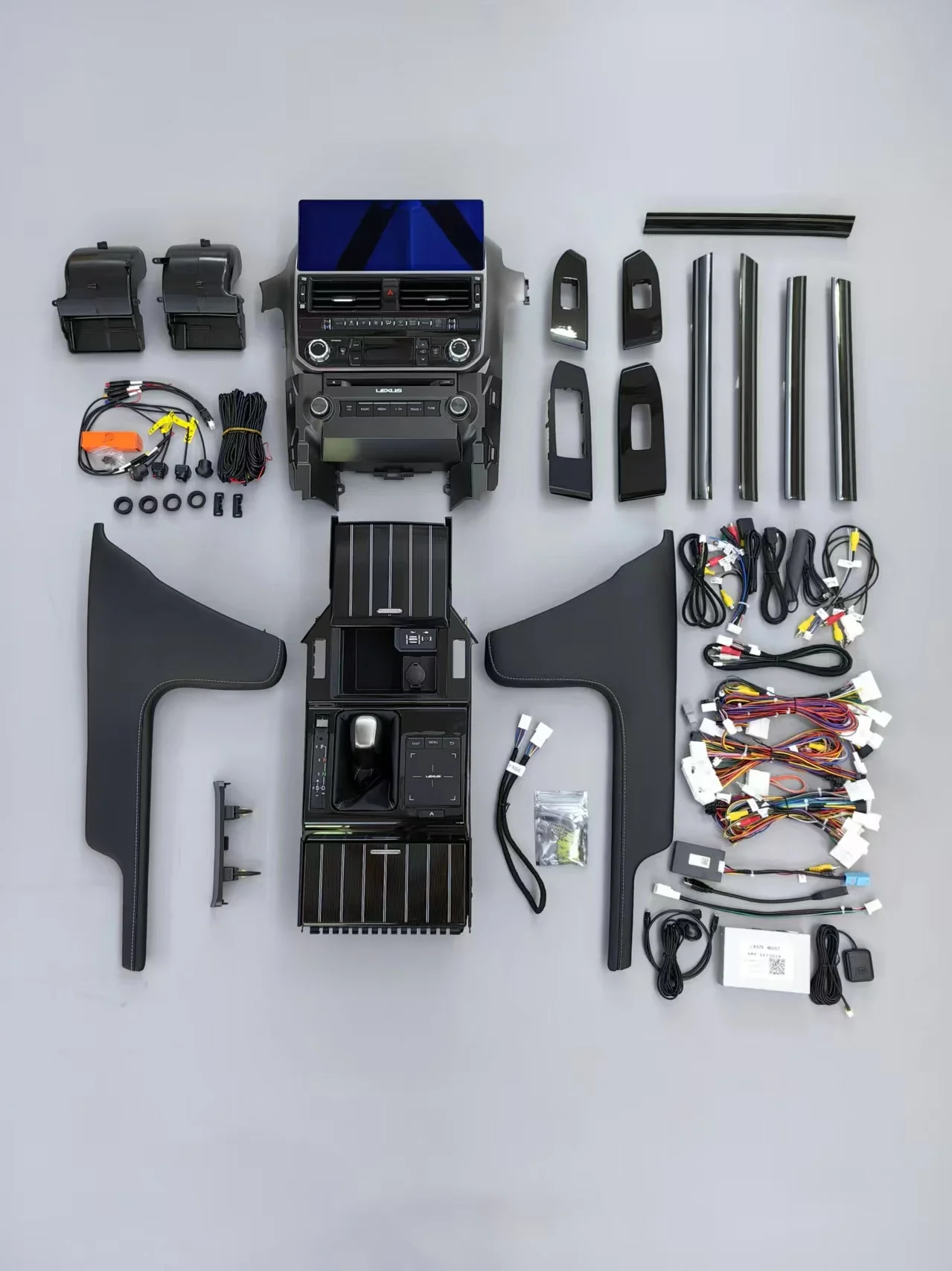 High Quality Auto Parts Interior Modification Kit Old to New for GX460 2010-2020 Upgrade Keep the Original Car CD