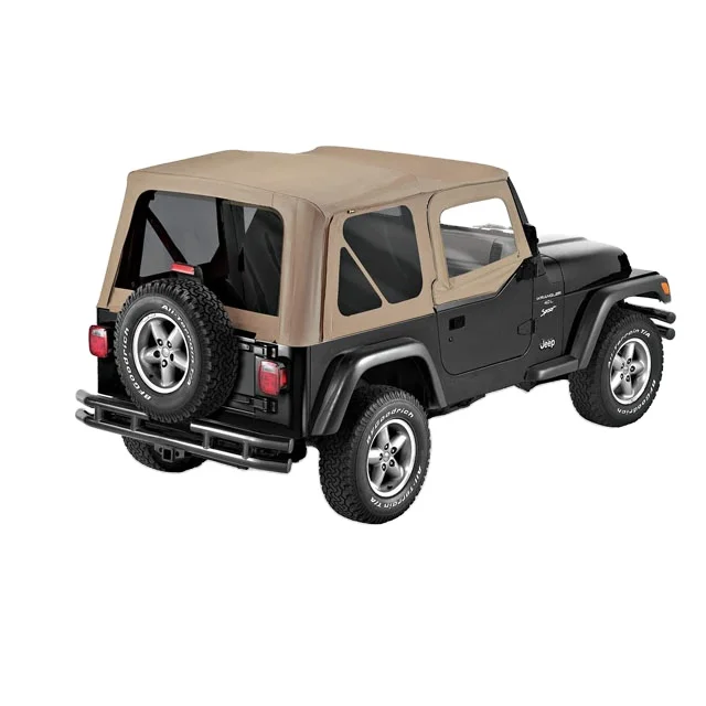 Replay Top W/Tinted Side and Rear windows and Upper Door Skins, Fit for Jeep Wrangler TJ (1997-2006)