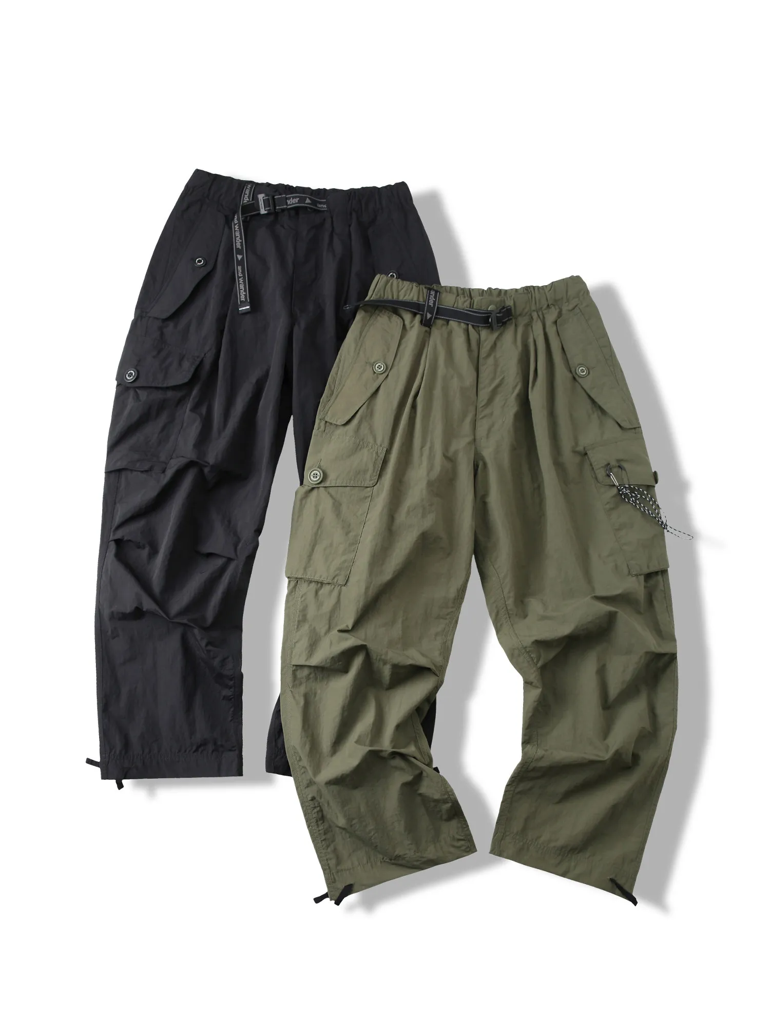 Mountain-style Outdoor Trendy Functional Waterproof Windproof Quick-drying Multi-pocket Men's Loose-fit Long Pants